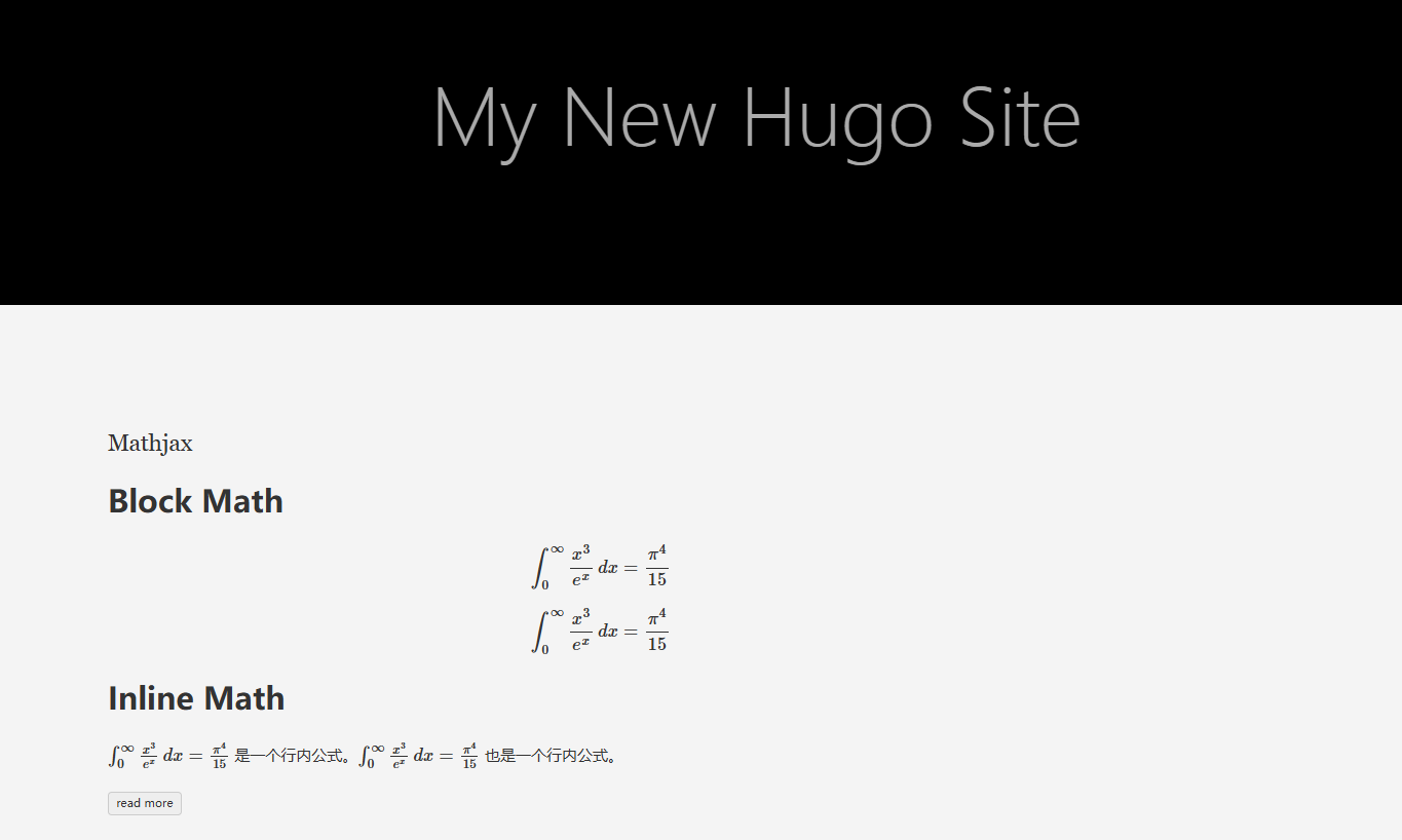 hugo-mathjax